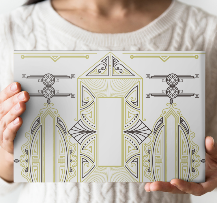 Geometric Shapes Arrangement modern canvas art - TenStickers