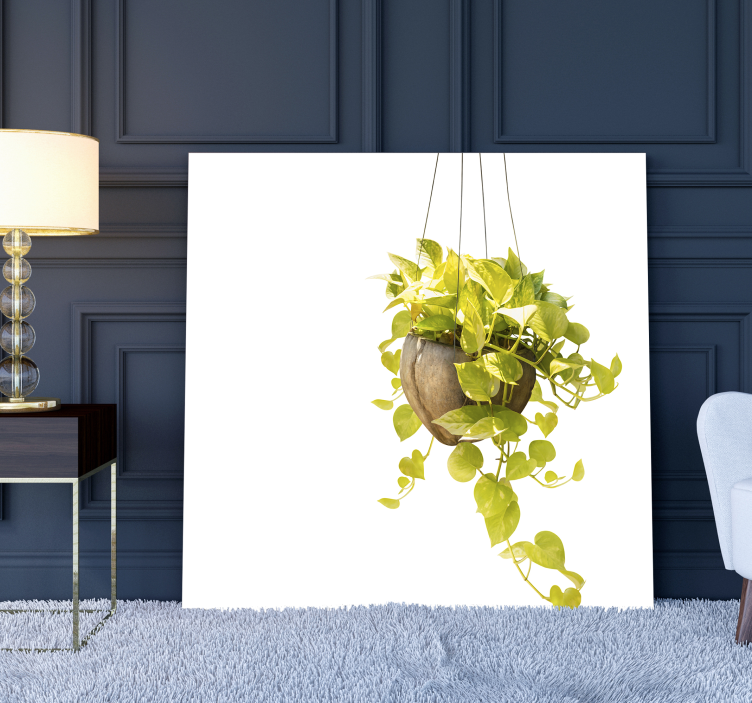 Hanging Basket Plant canvas prints - TenStickers