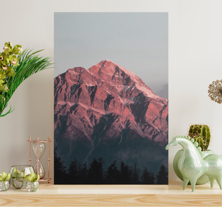 Landscape canvas majestic mountain peaks - TenStickers