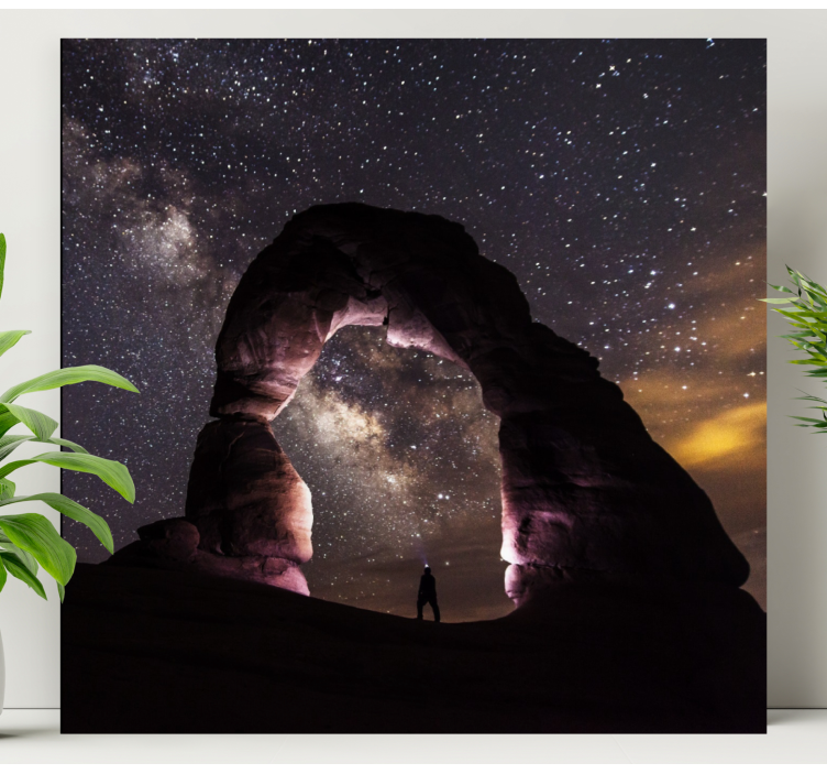 Landscape canvas starlit archway - TenStickers