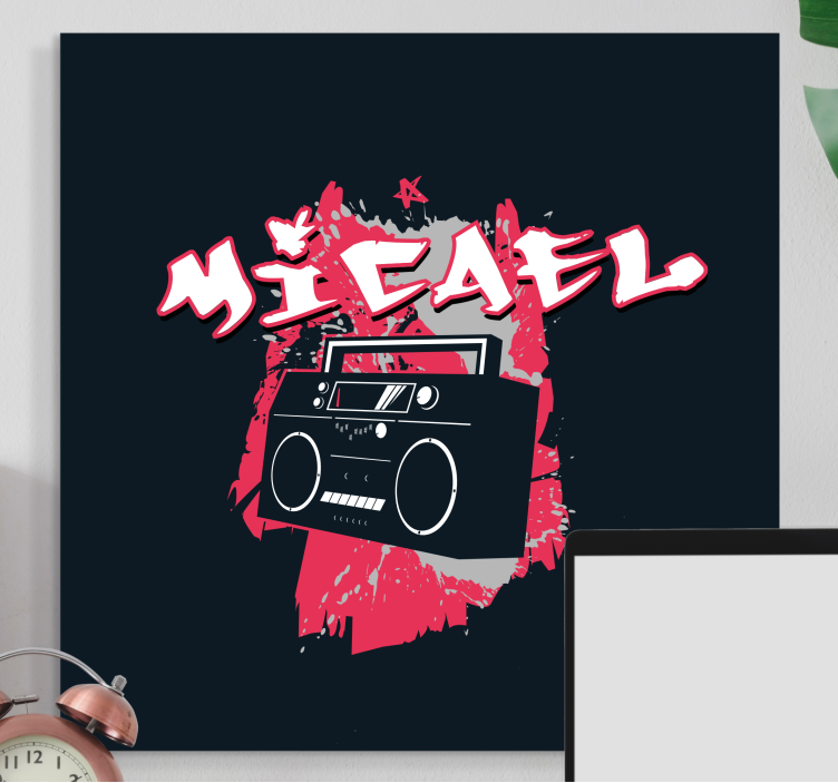 Modern canvas art urban sound aesthetic - TenStickers