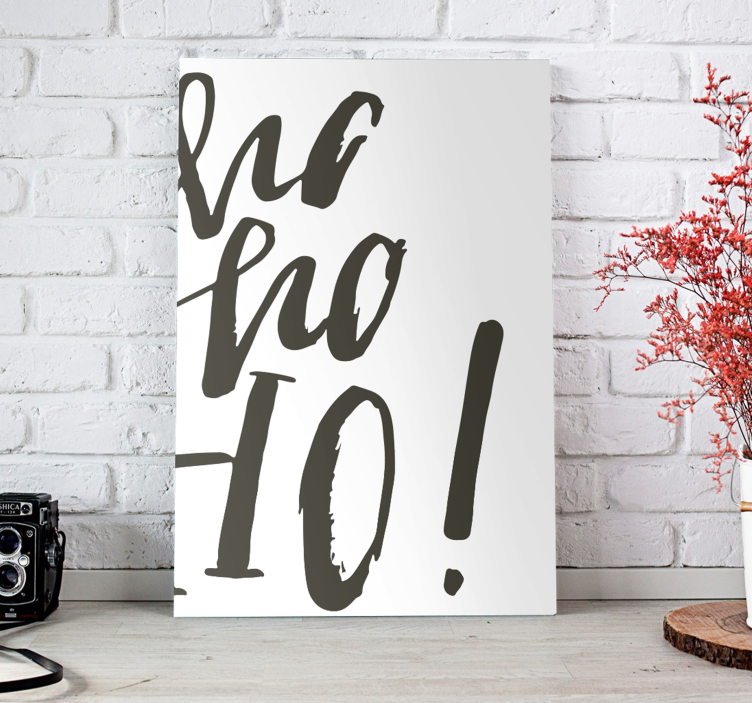 Quote canvas festive phrase art display - TenStickers