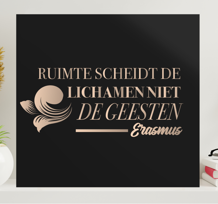 Quote canvas inspiring wisdom - TenStickers