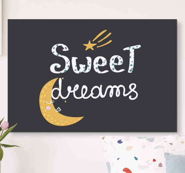 sweet dreams bedroom wall prints - TenStickers