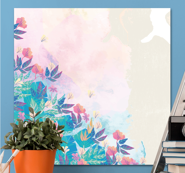 Vibrant Botanical Mix Flowers  canvas - TenStickers