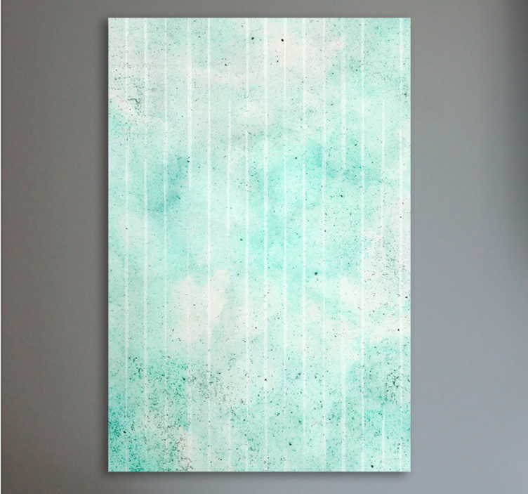 Wet wall ombre effect modern canvas - TenStickers