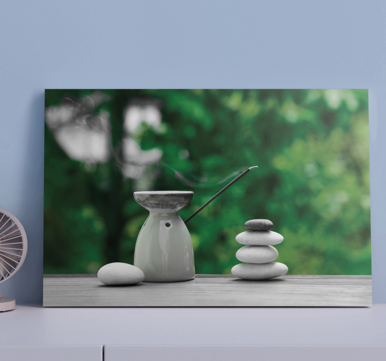 Zen bathroom canvas print - TenStickers