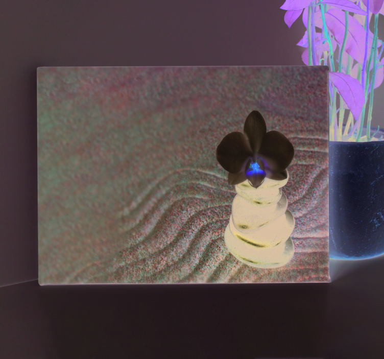 Zen stones living room wall art - TenStickers