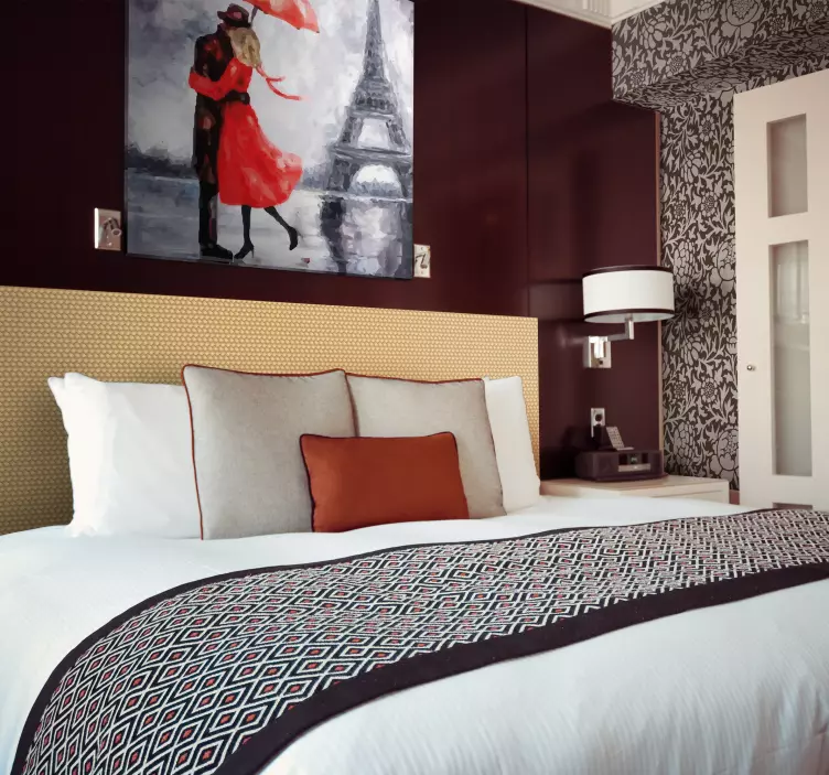 Wicker texture furniture sticker - TenStickers