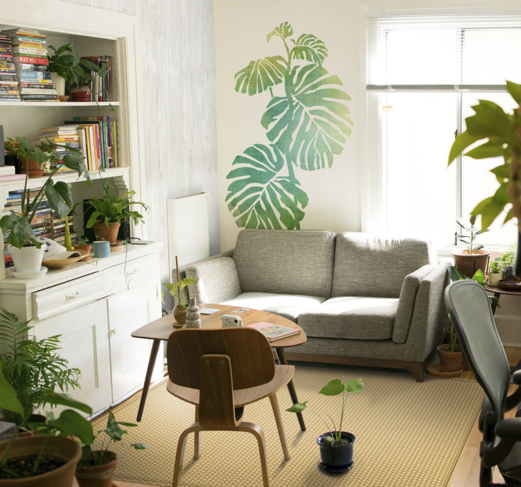 Monstera Deliciosa Wall Sticker - TenStickers