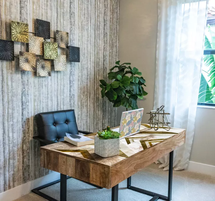 Geometric chevron for table office wall sticker - TenStickers