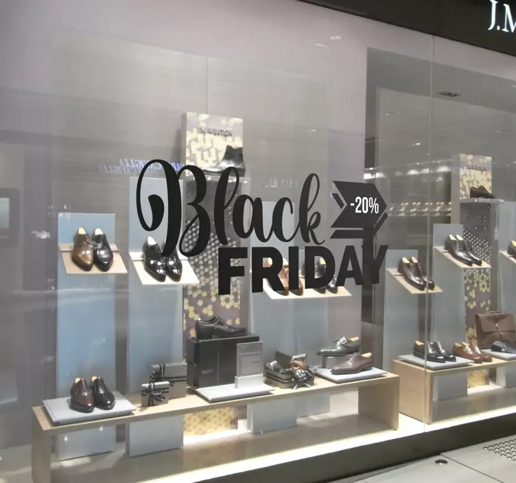 Personalized black friday black friday stickers - TenStickers