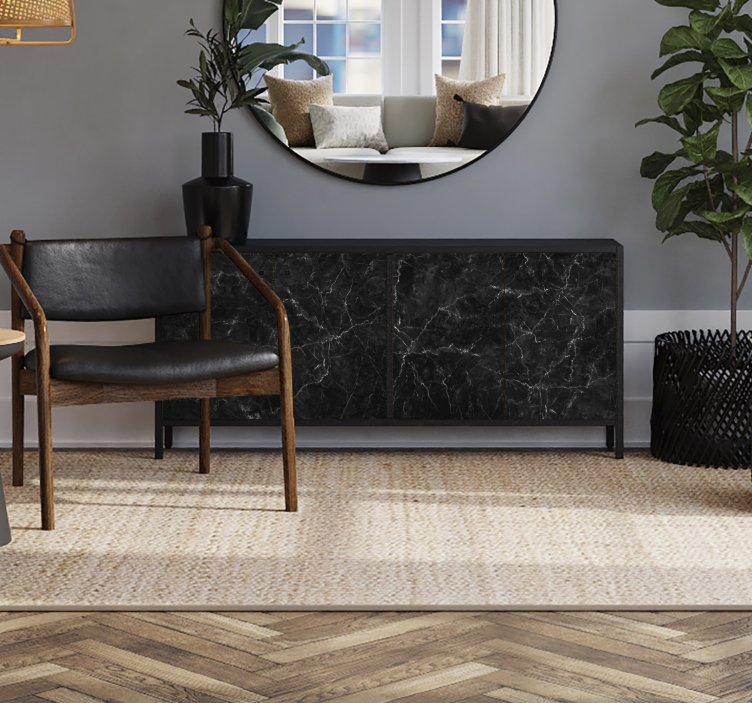 Black Marble furniture decal  3600 - TenStickers