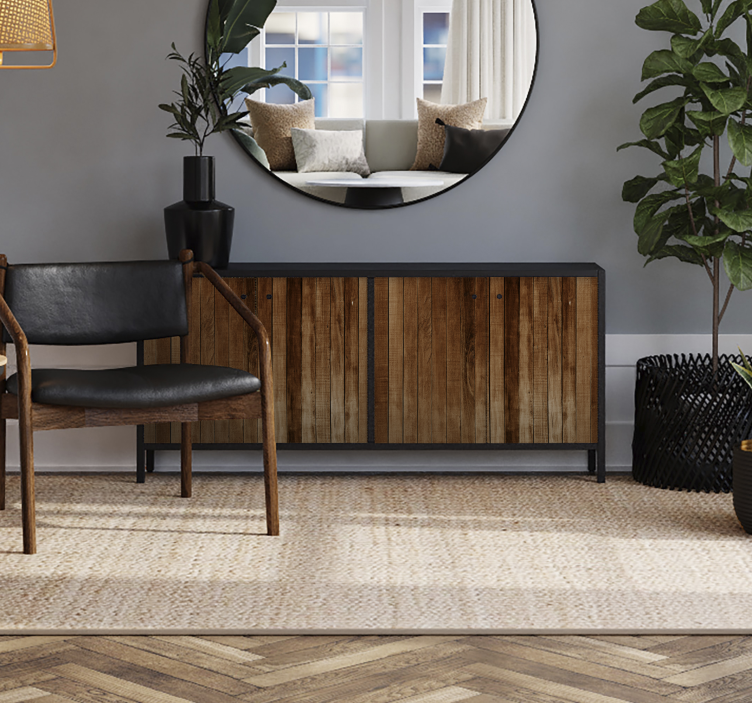 Wood planks furniture decal  3600 - TenStickers