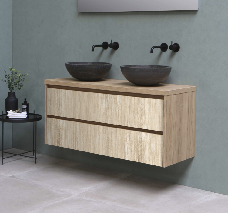 Light colored wood furniture decal  3600 - TenStickers