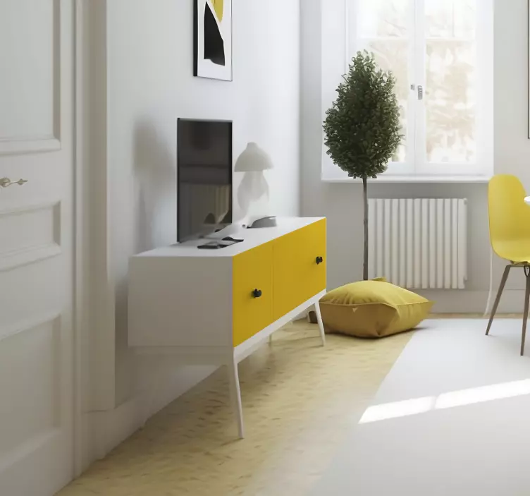 Mate amarelo furniture decal  3600 - TenStickers
