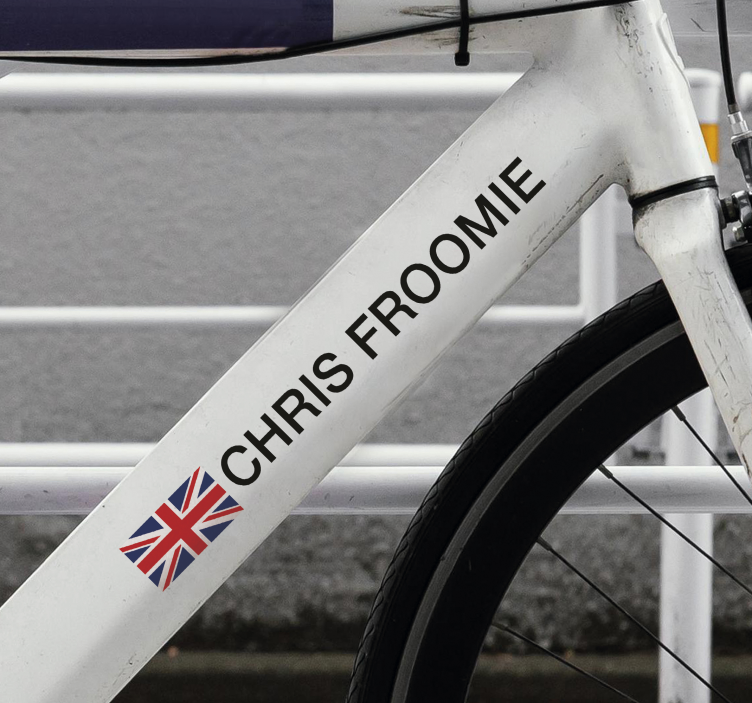 Highway bicycle bike sticker - TenStickers