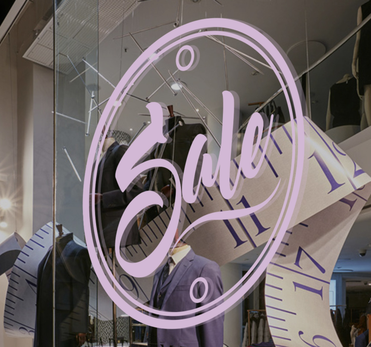 Sale Lettering window sticker - TenStickers