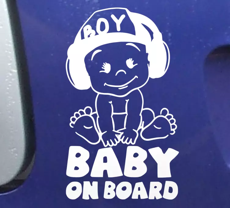Adorable Infant Creation Baby on board sticker - TenStickers