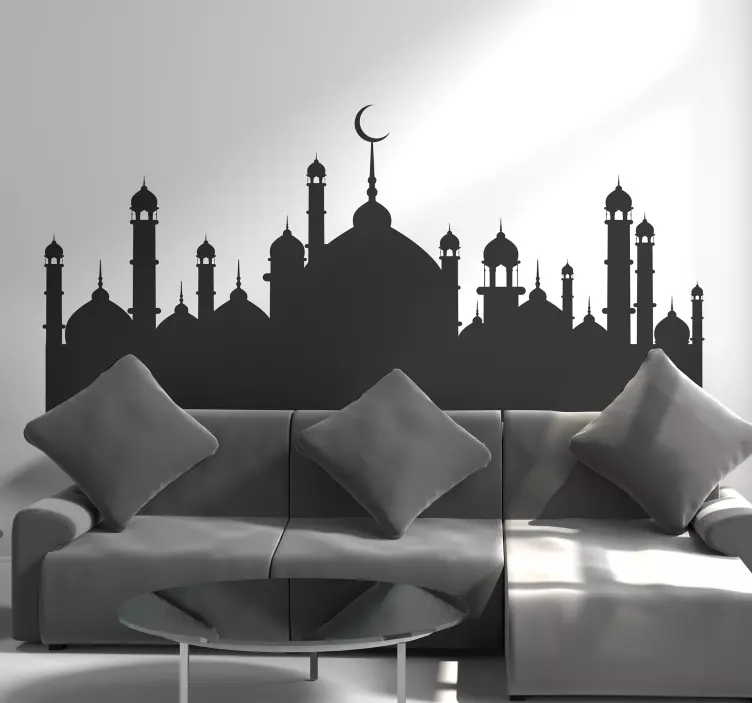 Arab palace wall vinyl sticker - TenStickers