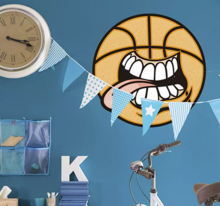 Basket Ball Sticker - TenStickers