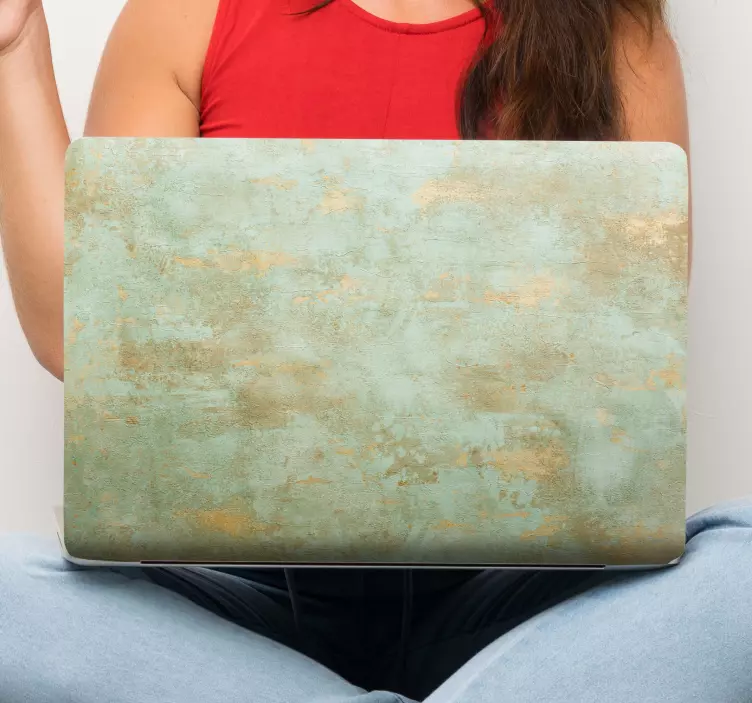 Beautiful verdigris texture laptop skins - TenStickers