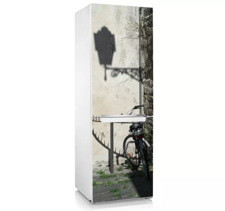 Bike Fridge Sticker - TenStickers