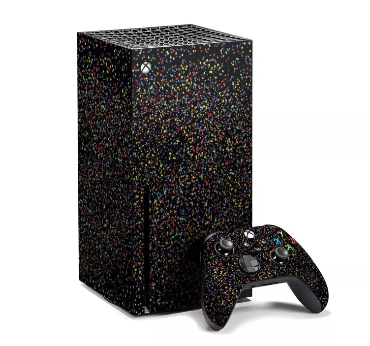 black glitter xbox skin - TenStickers