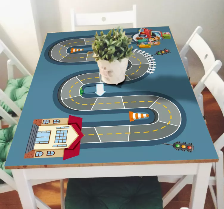 board game road furniture sticker - TenStickers