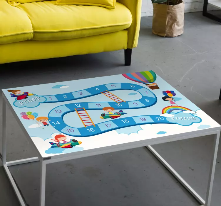Board game sky furniture sticker - TenStickers