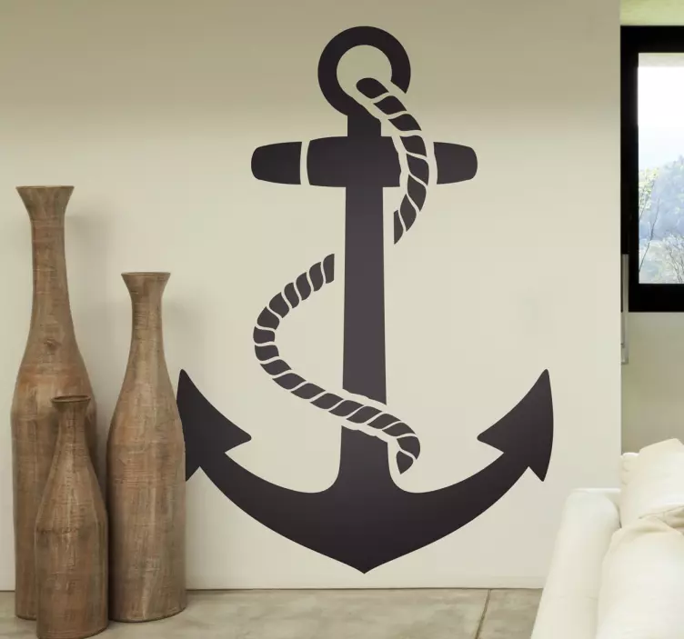 Boat Anchor Wall Sticker - TenStickers
