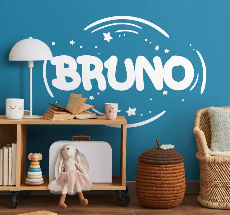 Bold name personalized sticker - TenStickers