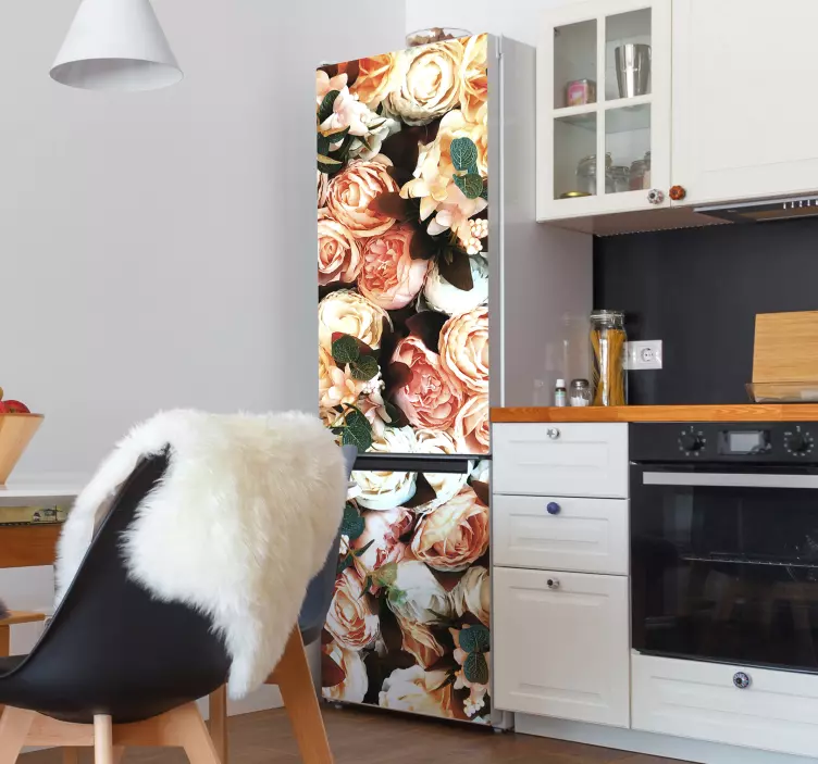 Bouquet of roses fridge sticker - TenStickers