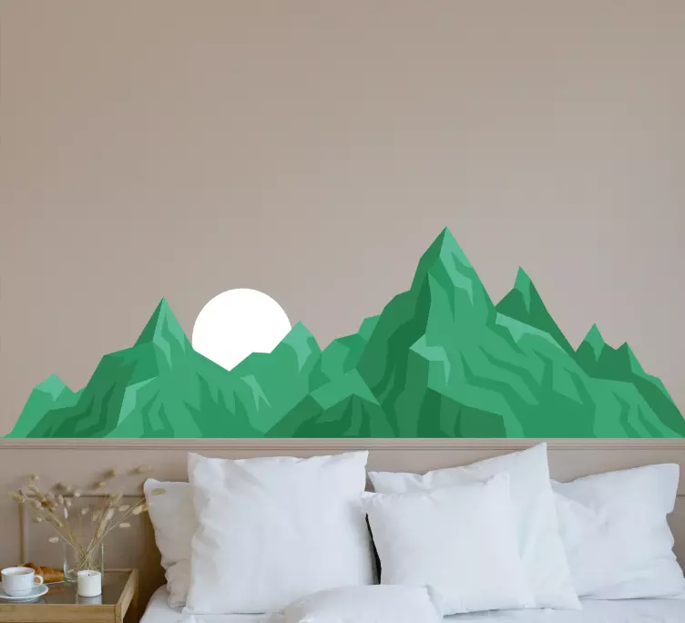 Bright sunlight nature wall decal - TenStickers