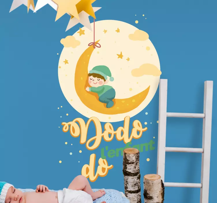 child dodo child do nursery rhyme wall decal - TenStickers