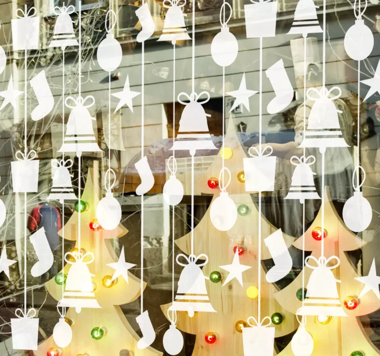 Christmas socks christmas sticker - TenStickers