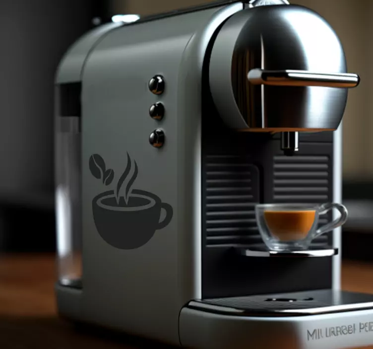 Coffee cup appliance stickers - TenStickers