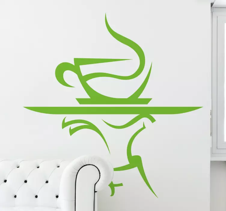 Coffee Kitchen Wall Sticker - TenStickers
