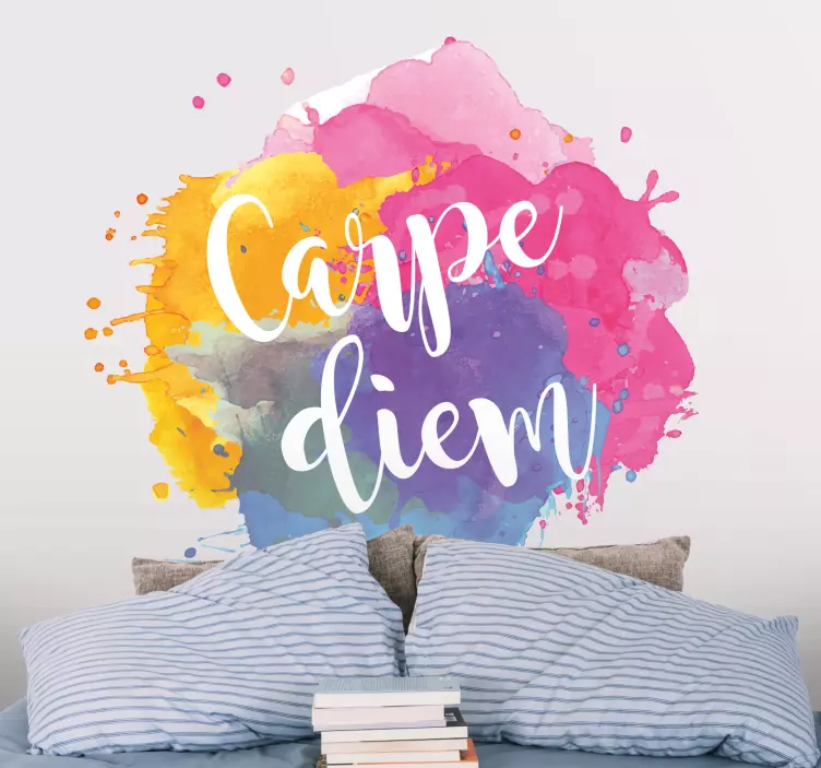 Colorful Live Boldly wall stickers quotes - TenStickers
