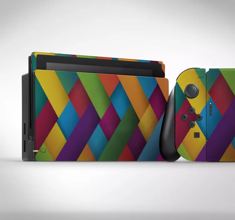 Colorful multicolour (nintendo) nintendo skin - TenStickers