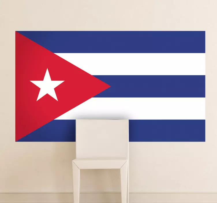 Cuba Flag Sticker - TenStickers