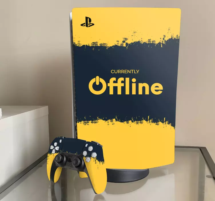 Currently offline  PS5  vinyl sticker - TenStickers