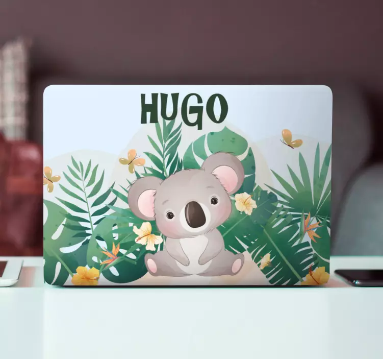 Cute Koala Design laptop skin - TenStickers