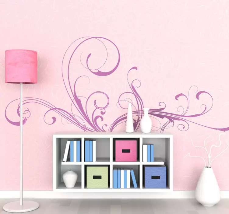 Decorative Filigree Wall Sticker - TenStickers