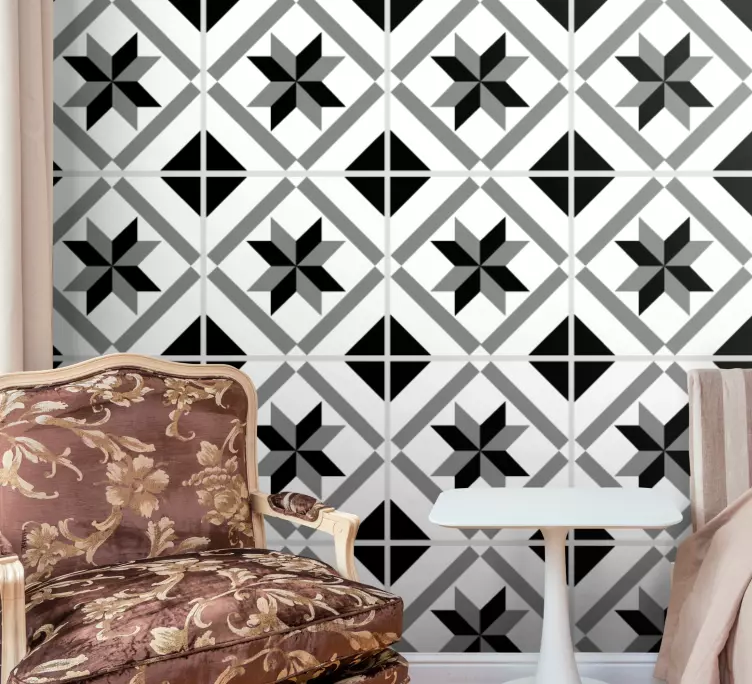 Diamond cement tiles sticker - TenStickers