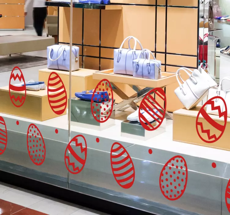 Easter border wall sticker - TenStickers