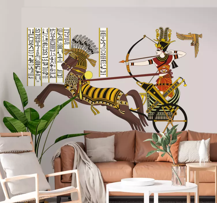 Egyptian Wall Sticker Mural - TenStickers