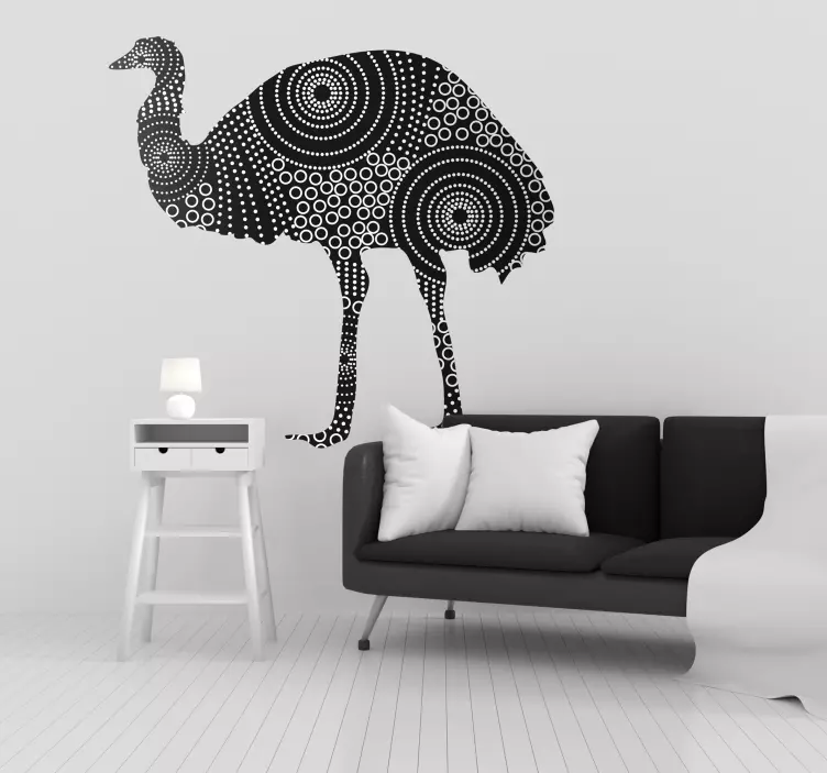 Emu Animal Wall Art Sticker - TenStickers