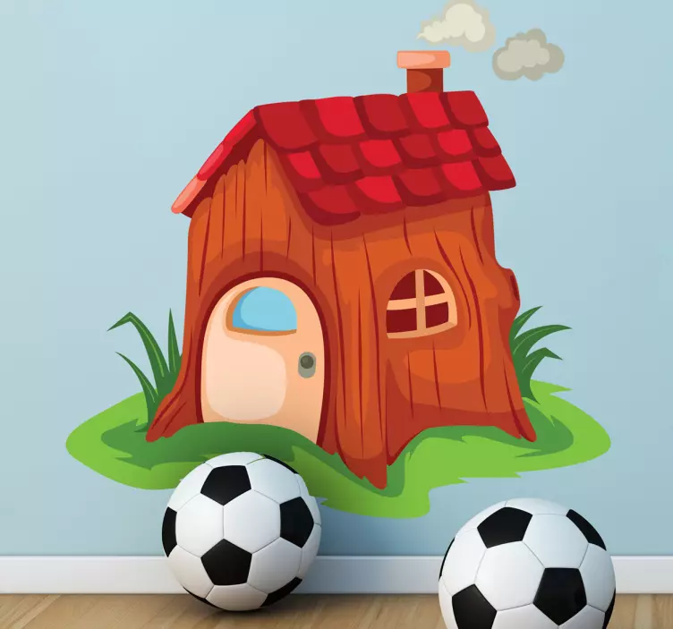 Enchanted Tree House Wall Sticker - TenStickers