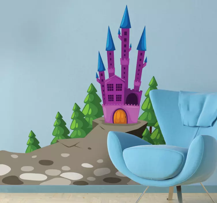 Evil Castle Kids Sticker - TenStickers